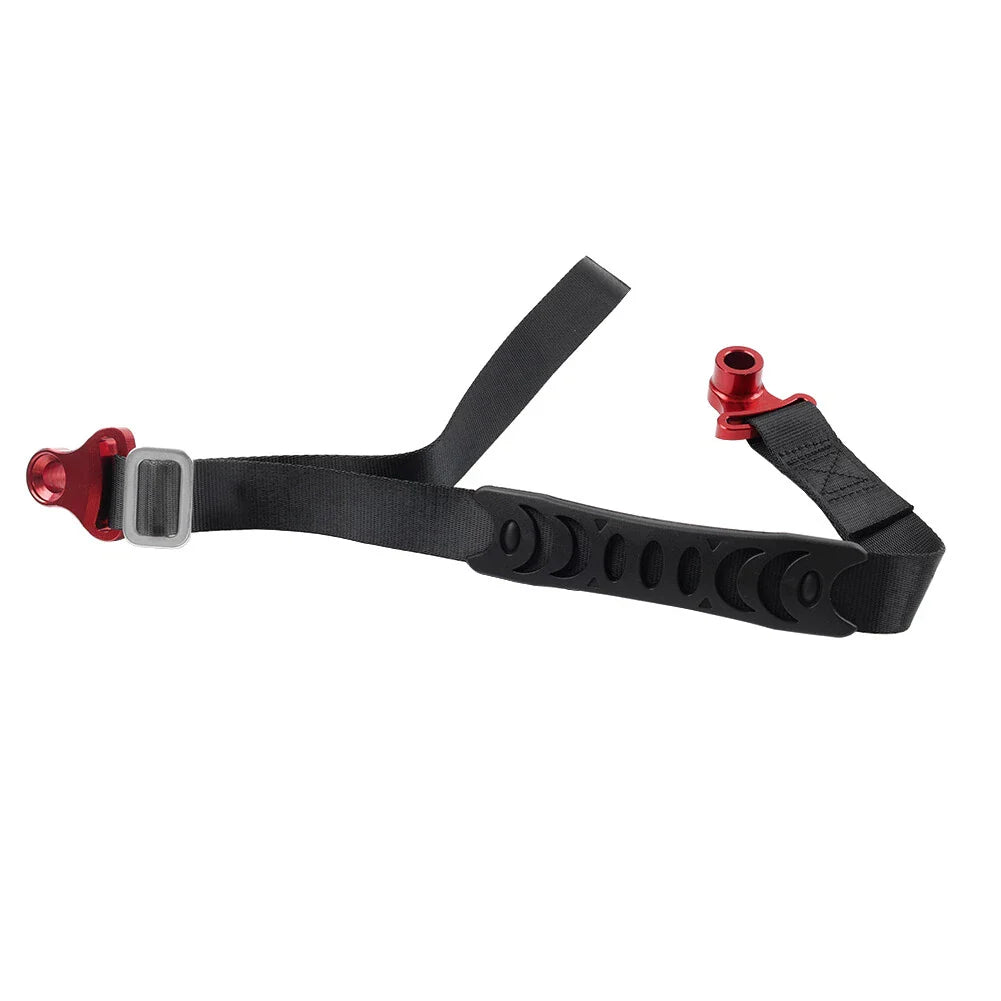 Rear Seat Rescue Pull Strap Sling Belt for Honda & Suzuki Dirt Bike Red