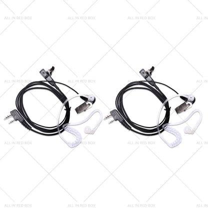Covert Acoustic Tube Earpiece Headset Mic for Baofeng Kenwood