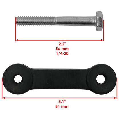 42 Inch Lower Chute with Latch Hook Hardware Kit for Husqvarna QCT342 (2000–2010)