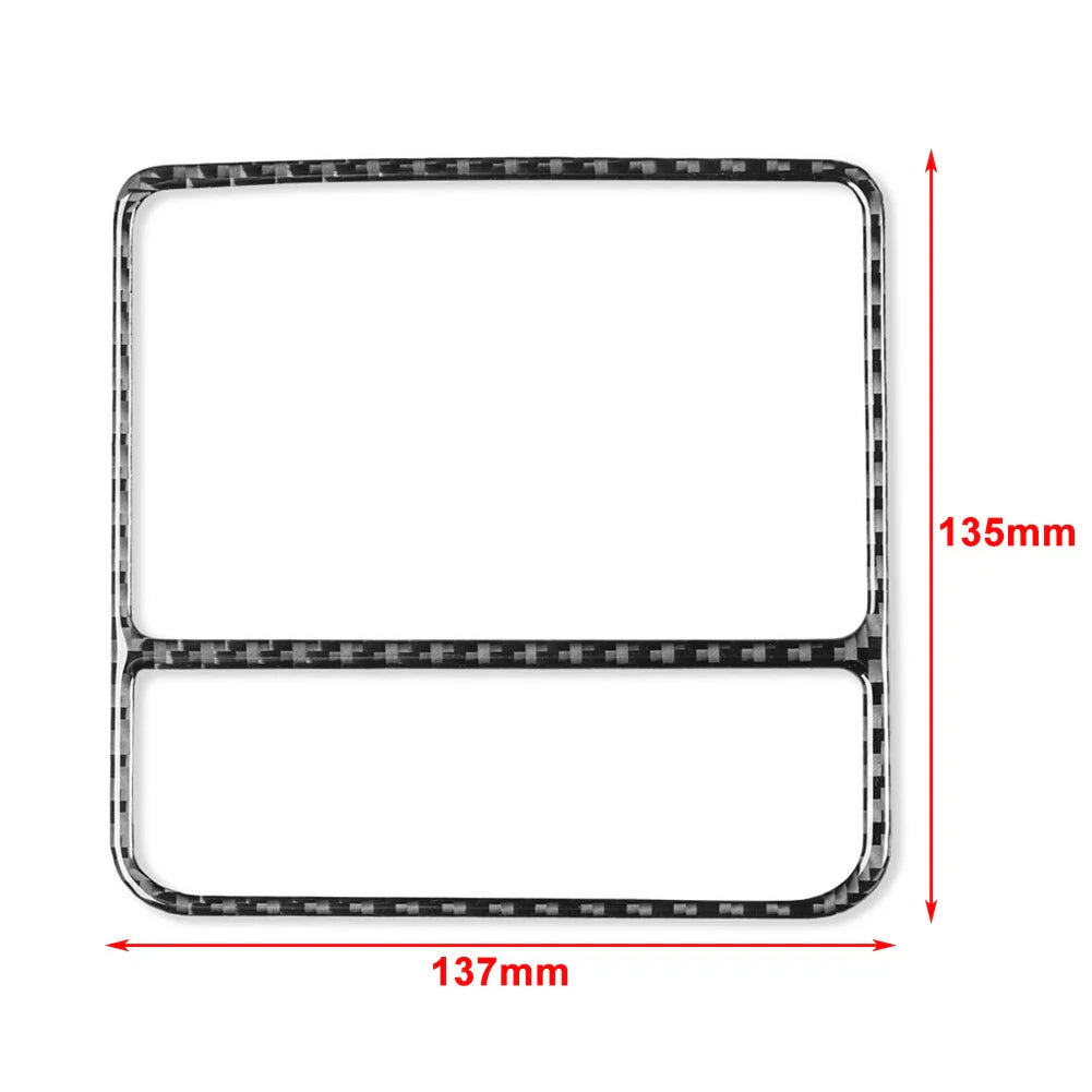 Carbon Look Rear Seat Air Vent Outlet Trim for VW Golf 8 (2021-2023)