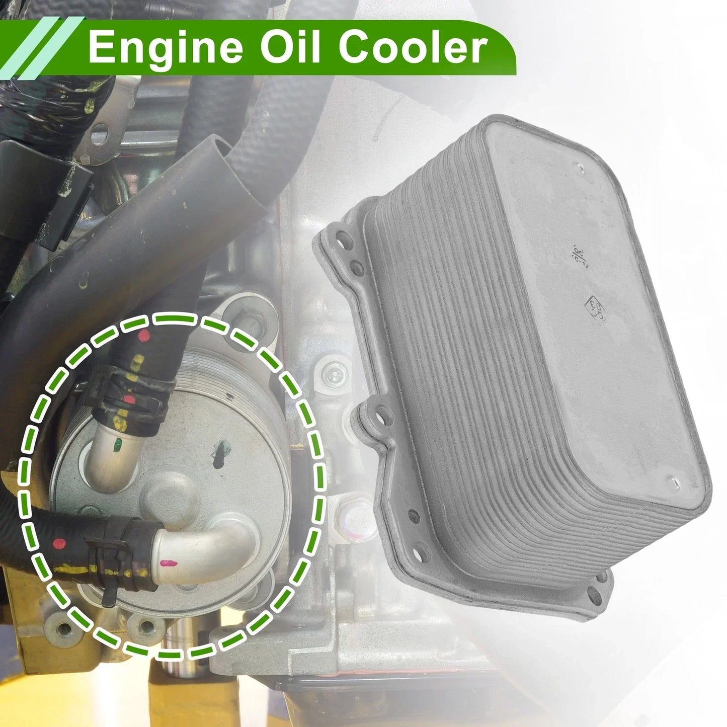Engine Oil Cooler for Mercedes-Benz Sprinter 2500 (2007-2018) 1 x Trans Cooler