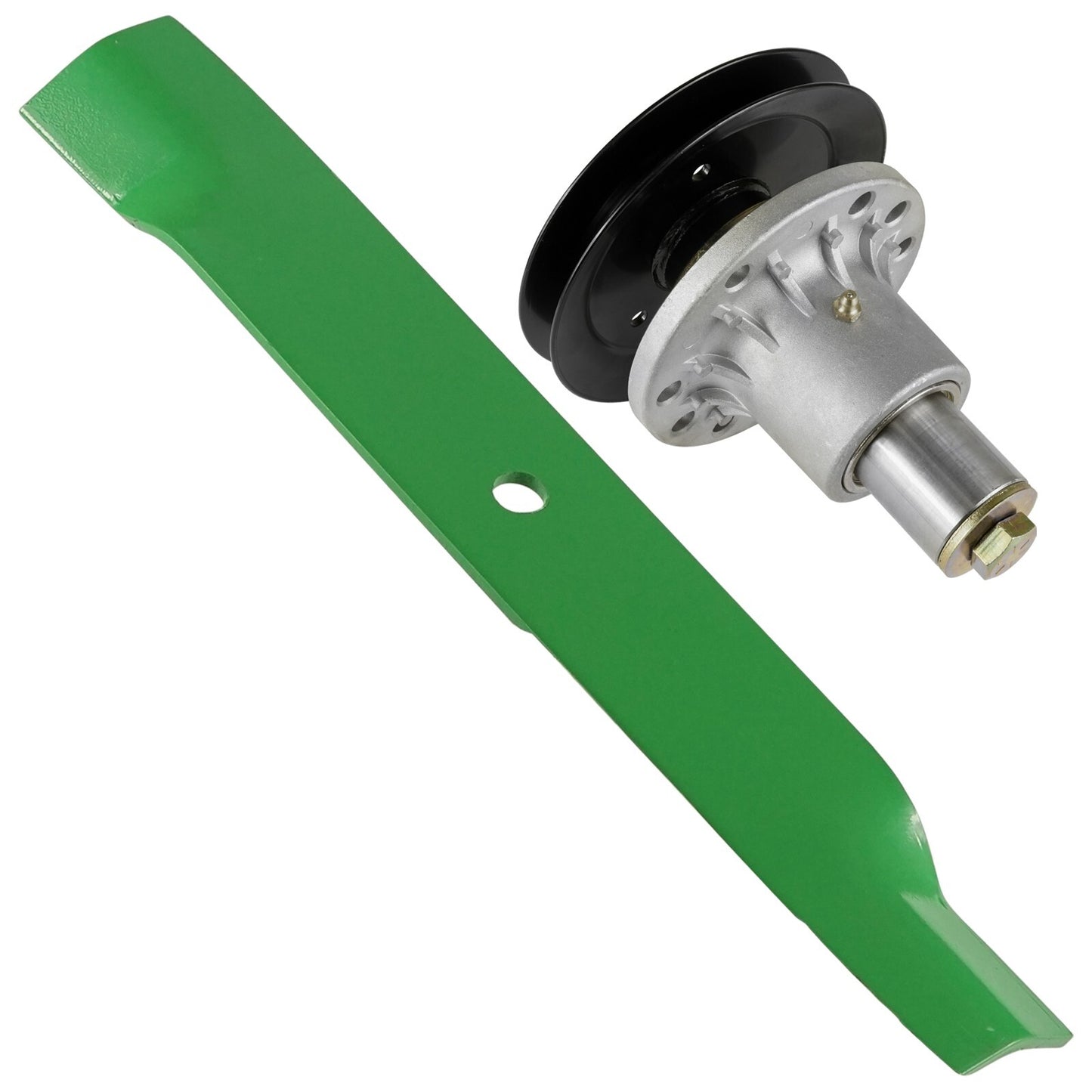 Deck Spindle Assembly with Pulley and Blade for Exmark (2005–2018)