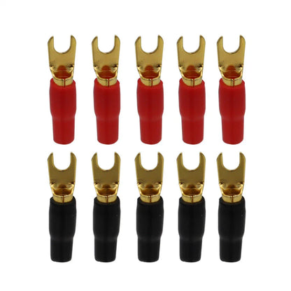 5 x Car Speaker Wire Connectors 8GA Terminal Spade Adapter Copper
