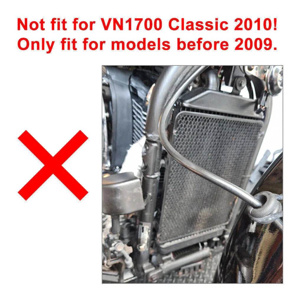 Skull Radiator Grille Cover for Kawasaki VN1500 Mean Streak (2000-2004)