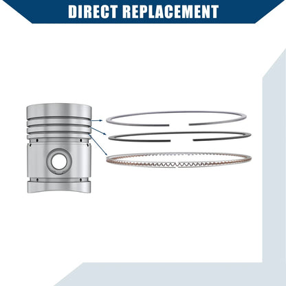 Piston Ring Set for Hyundai Tucson 2.4L L4 (2010-2013) Durable 2 x Items