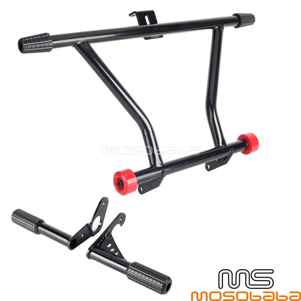 Engine Guard Crash Bar for Harley Softail Low Rider FXLR/Fat Boy FLFB (18)