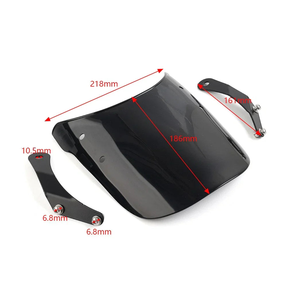 Headlight Windscreen for Yamaha T100 2003-2021 & XSR125 2021-2023 Smoke