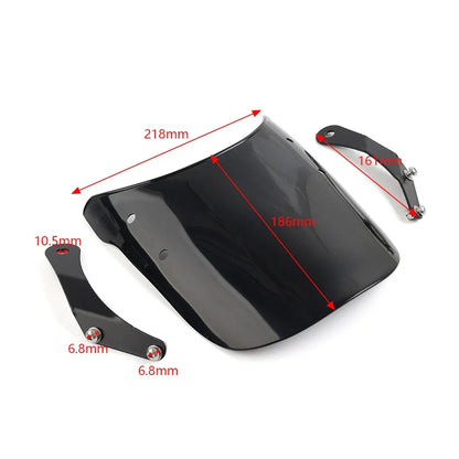 Headlight Windscreen for Yamaha T100 2003-2021 & XSR125 2021-2023 Smoke