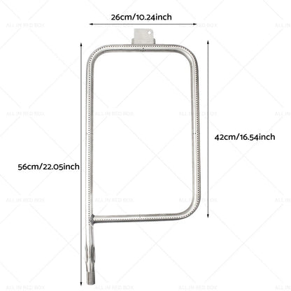 Stainless Steel Burner Tube for Weber Q300 Q320 Q3000 Q3200 Gas Grill