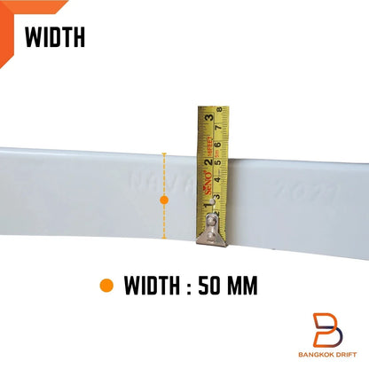 White QM1 Smooth Fender Flares for Nissan Navara D23 (2021-2023)