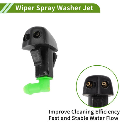 Windshield Washer Nozzle & Hose Connector for Honda (2001-2005)