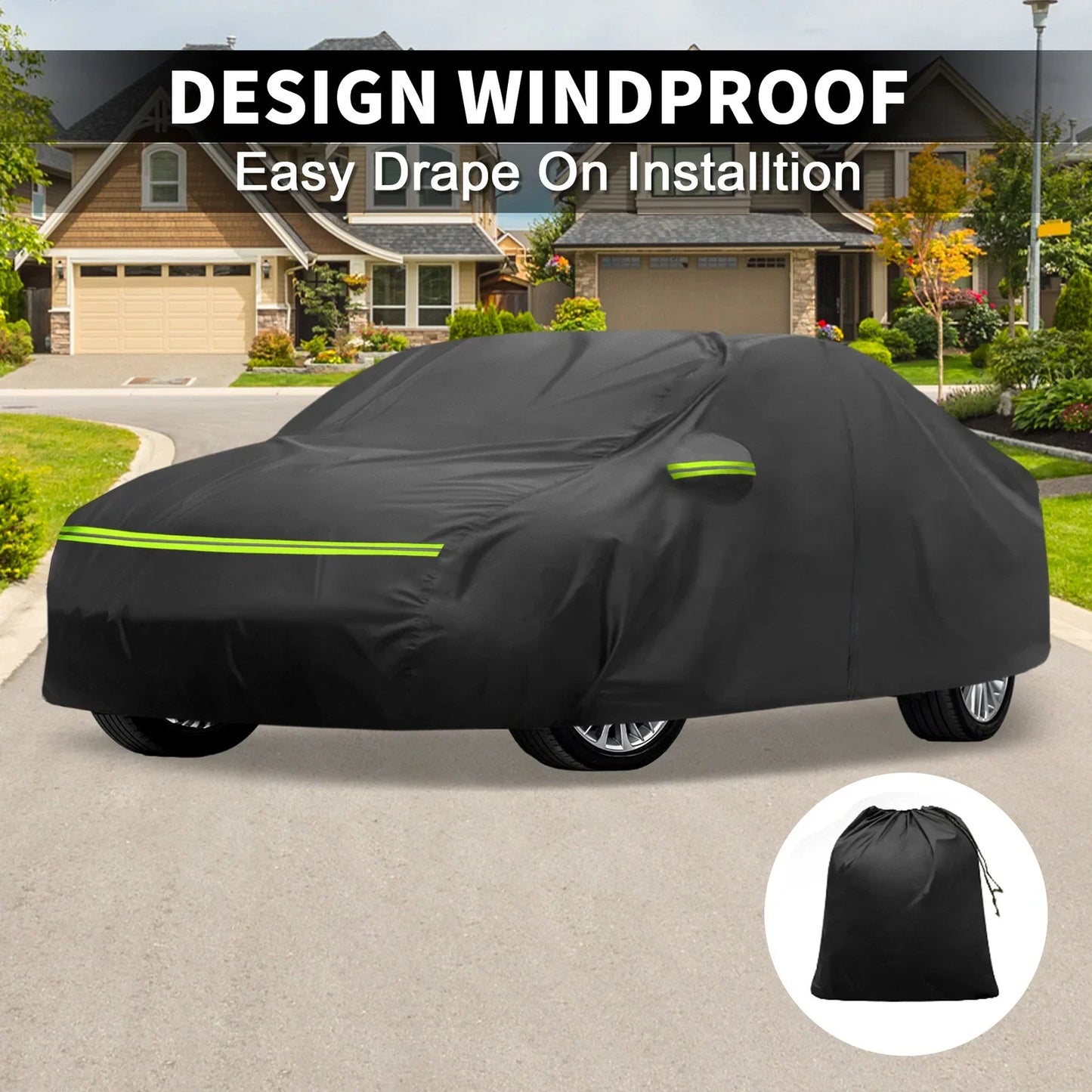 Waterproof 210D-PU Car Cover for Mercedes-Benz CLA-Klasse (2013-2023)