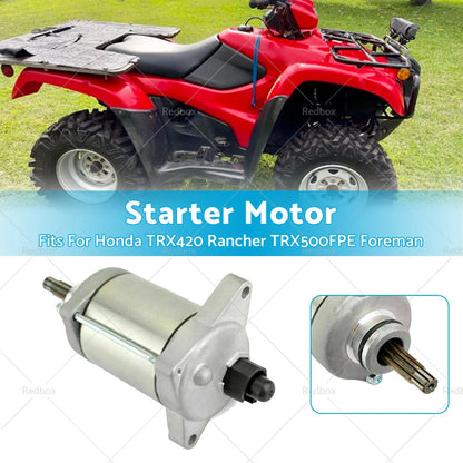 Starter Motor for Honda TRX420 FourTrax Rancher 420 (2007-2023)