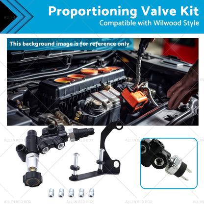 Universal Adjustable Knob Proportioning Valve for Wilwood Style (N/A)