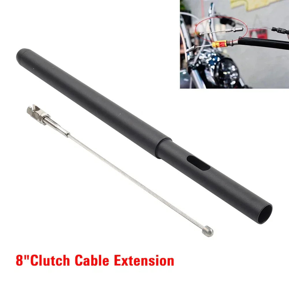 8" Clutch Cable Extensions for Harley Touring Road Street Glide Softail (21-23)