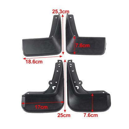 4pcs Plastic Mud Flaps for Kia Forte K3 Cerato (2019-2023)