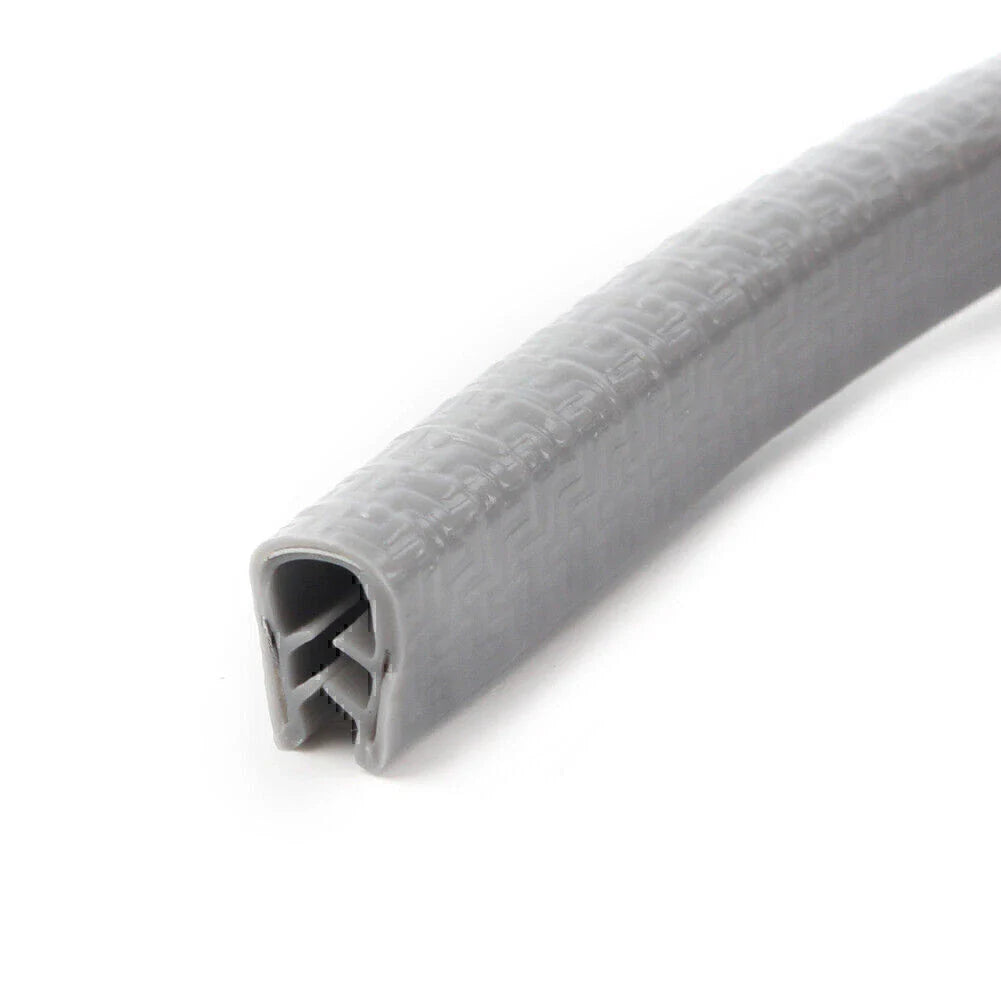 13Ft Universal Rubber Seal Trim Molding Strip for Auto Door Edge Protector Grey