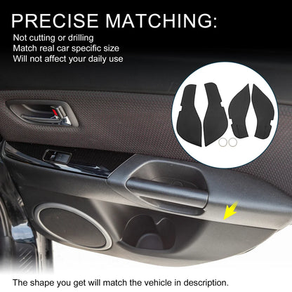 Car Door Leather Anti Kick Pad Sticker for Mercedes-Benz GLE (2019-2025)