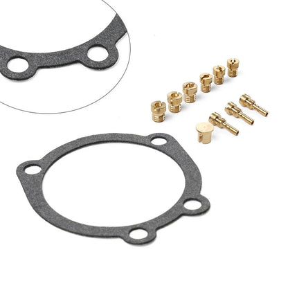 Jet Kit Main & Pilot Jets Gasket for Harley-Davidson CV40 Carb