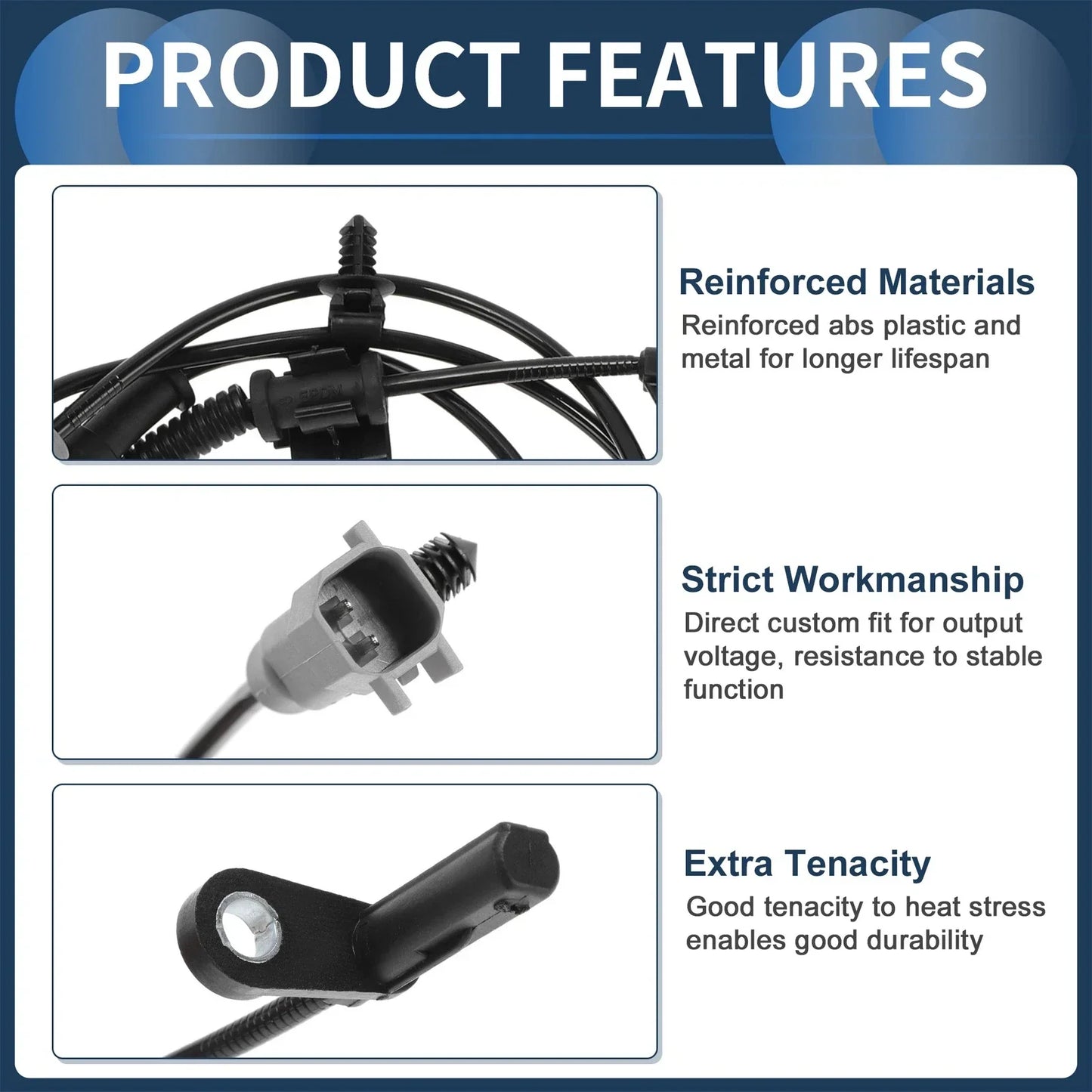 ABS Wheel Speed Sensor for Dodge Challenger Coupe (2015-2023)