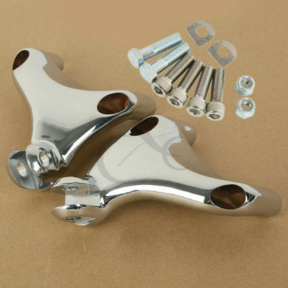 Chrome Passenger Foot Peg Mount for Harley Sportster 883 1200 (2004-2013)