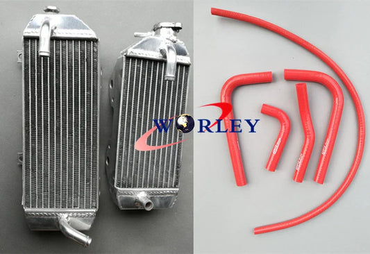 Aluminum Radiator & Silicone Hose for Kawasaki KX250F 2017-2018