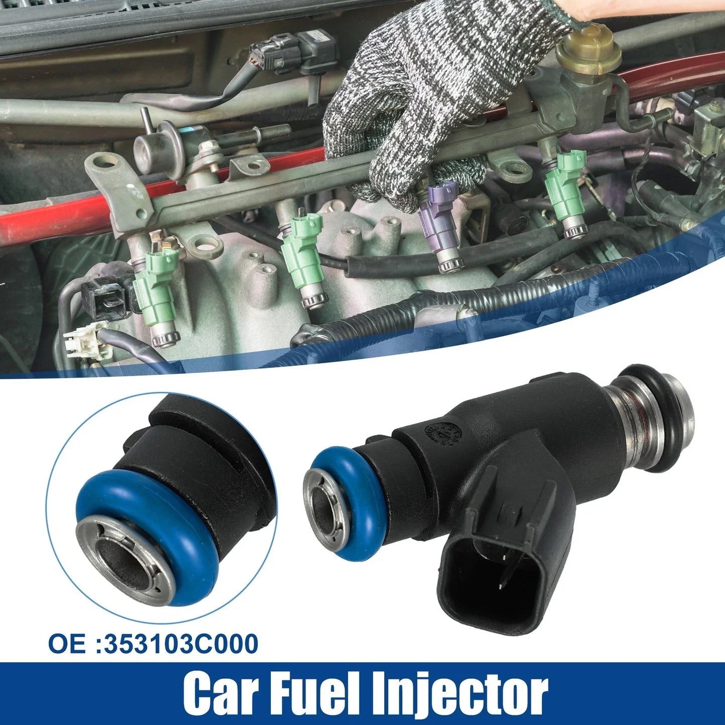 Fuel Injector Nozzle for Hyundai Sonata 2006-2010 (2 x)