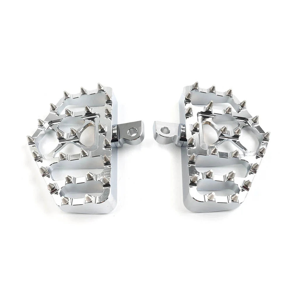 Wide MX Style Foot Pegs for Harley Touring Sportster Softail Dyna