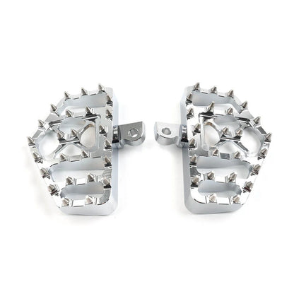 Wide MX Style Foot Pegs for Harley Touring Sportster Softail Dyna
