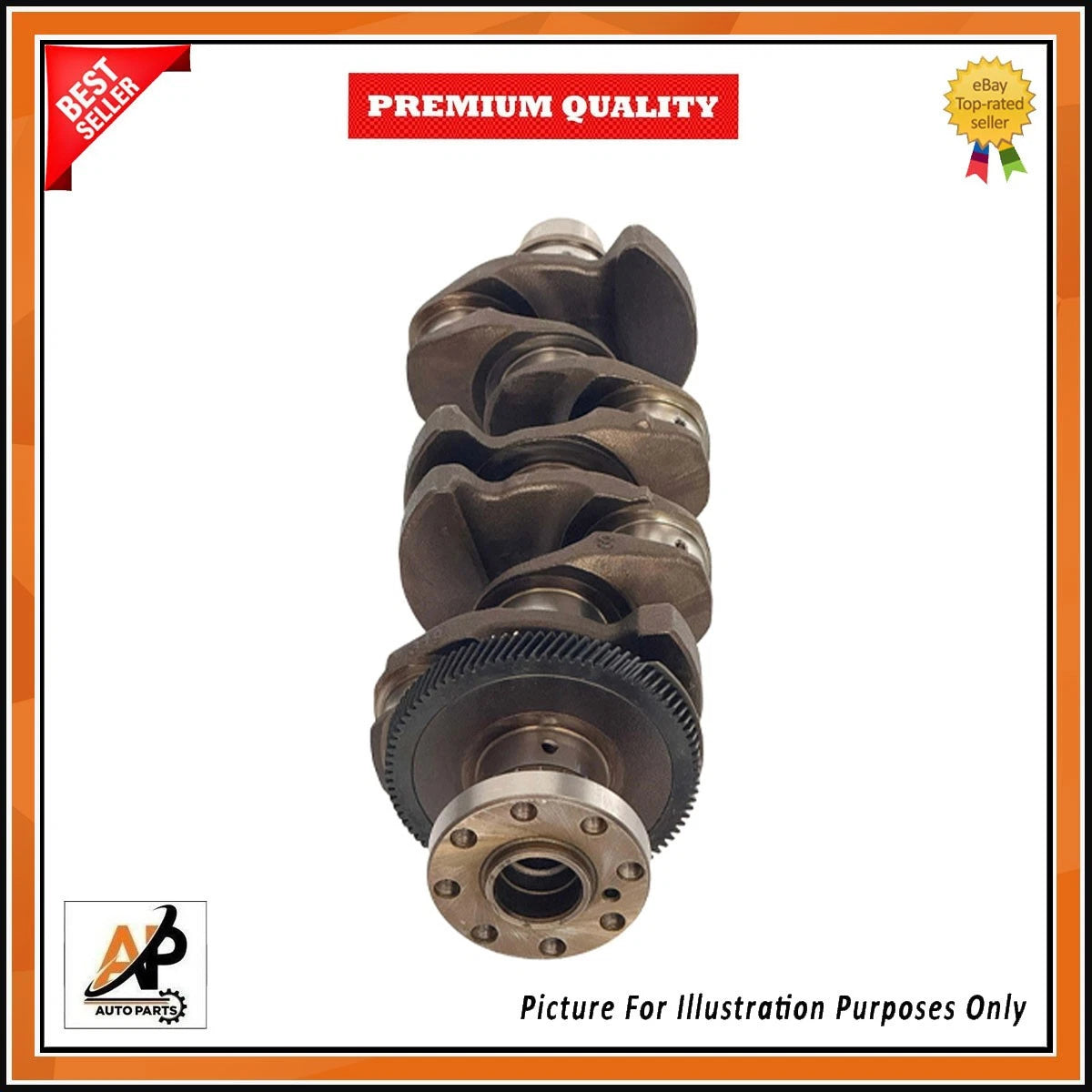 Crankshaft for Land Rover Range Rover Evoque 2.0D AJ200D (2012–2020)