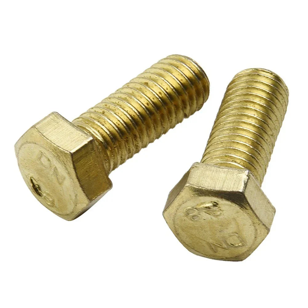 2 x Pure Brass Battery Terminal Top-Post Cable Terminals
