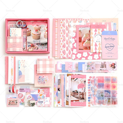 4 x Vintage Aesthetic Scrapbook Art Journaling Supplies & Stationery