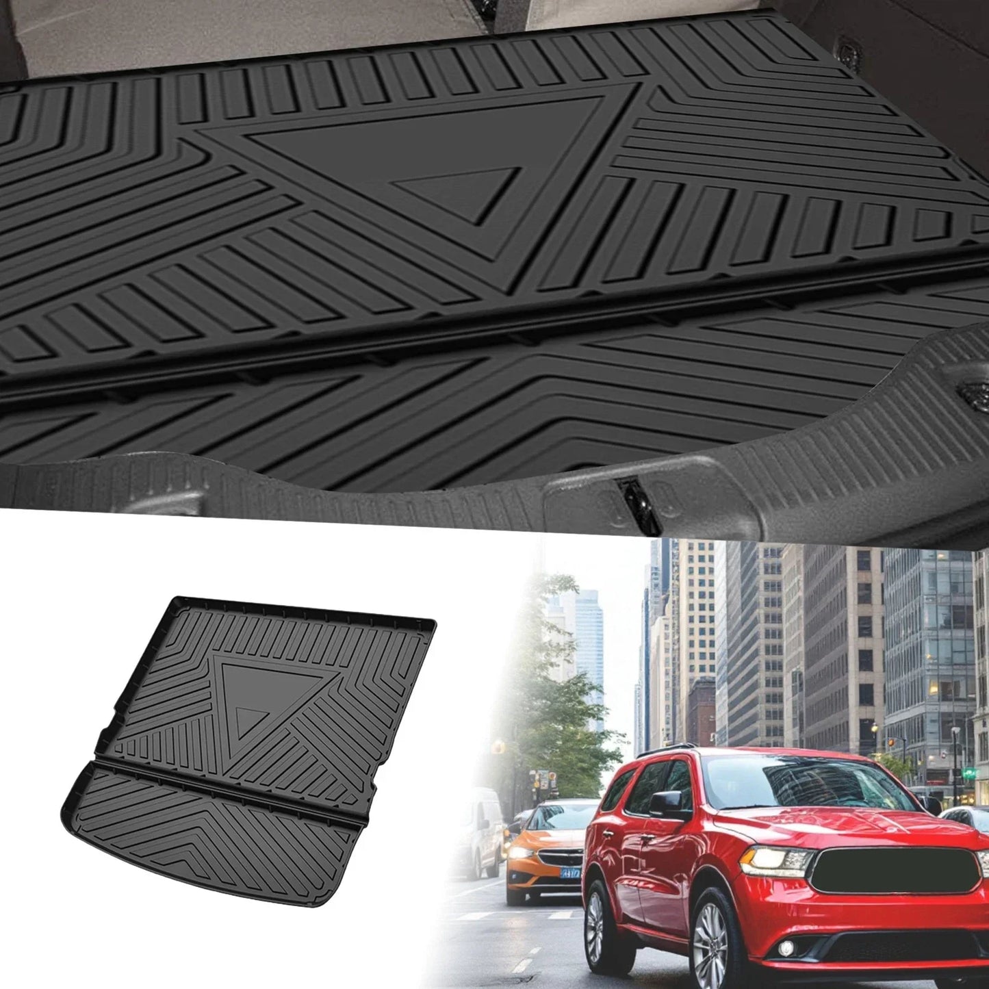 Flat Face Cargo Liner Rear Trunk Mat for Dodge Journey (2013-2018) 1 x Pc