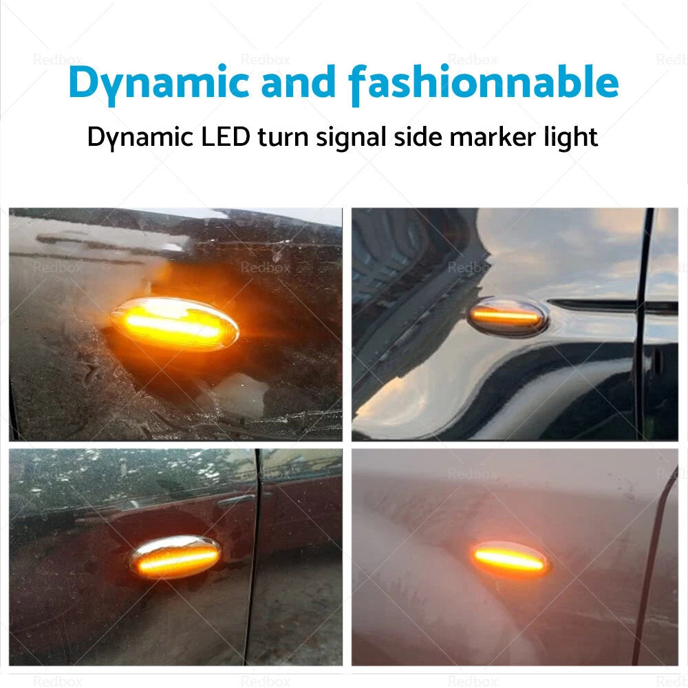 Dynamic Side Light Turn Signal Indicator for Nissan Navara D22 NP300