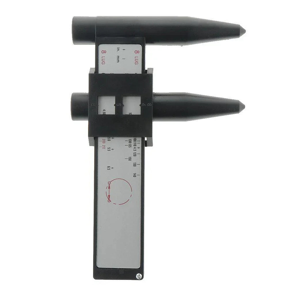 Wheel Pattern Gauge Tool Car PCD Ruler 4 5 6 8 Lug Automotive Tool