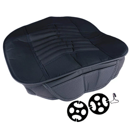 Breathable Full Surround Front Seat Cover for Car PU - Universal Fit ()