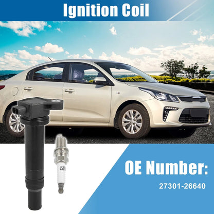 8 x Ignition Coil Packs & Spark Plugs for Hyundai Accent 1.6L (2010-2017)