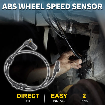 2 x Front Left ABS Wheel Speed Sensors for Mercedes-Benz ML 500 (2000-2005)
