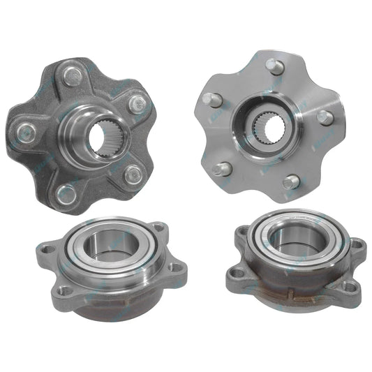2 x Rear Wheel Bearing Hub & Bearing Kits for Nissan 350Z Z33 2002~2009