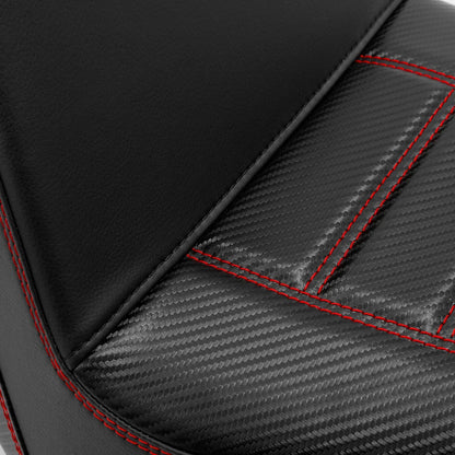 Seat Pillion 18-25 Black Red for Harley Softail Standard (2018 - 2025)
