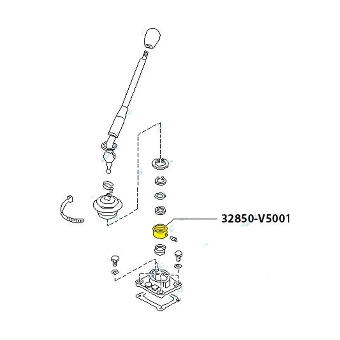 Genuine Nissan Patrol Safari GQ Y60 Gear Shift Lever Socket Bush Assembly