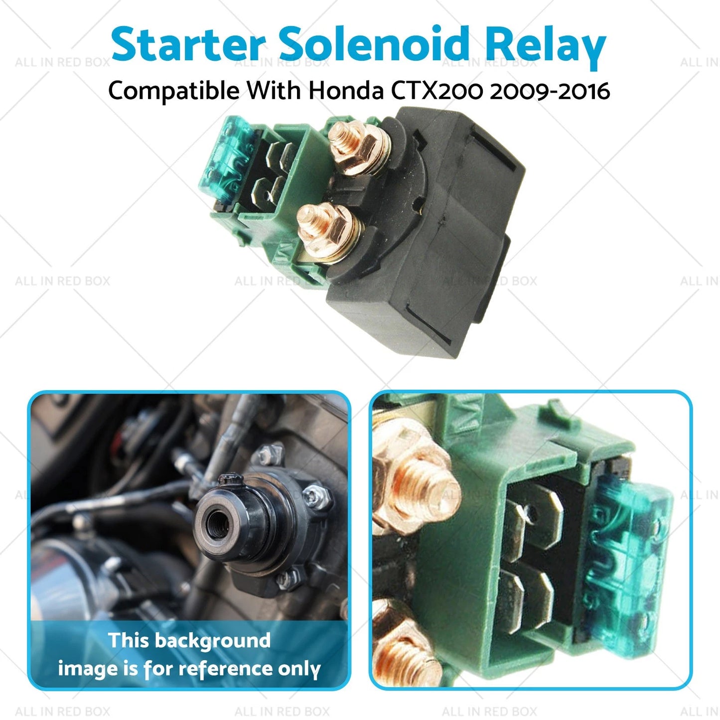 Starter Solenoid Relay 4 Pin for Honda CTX200 (2009-2016)