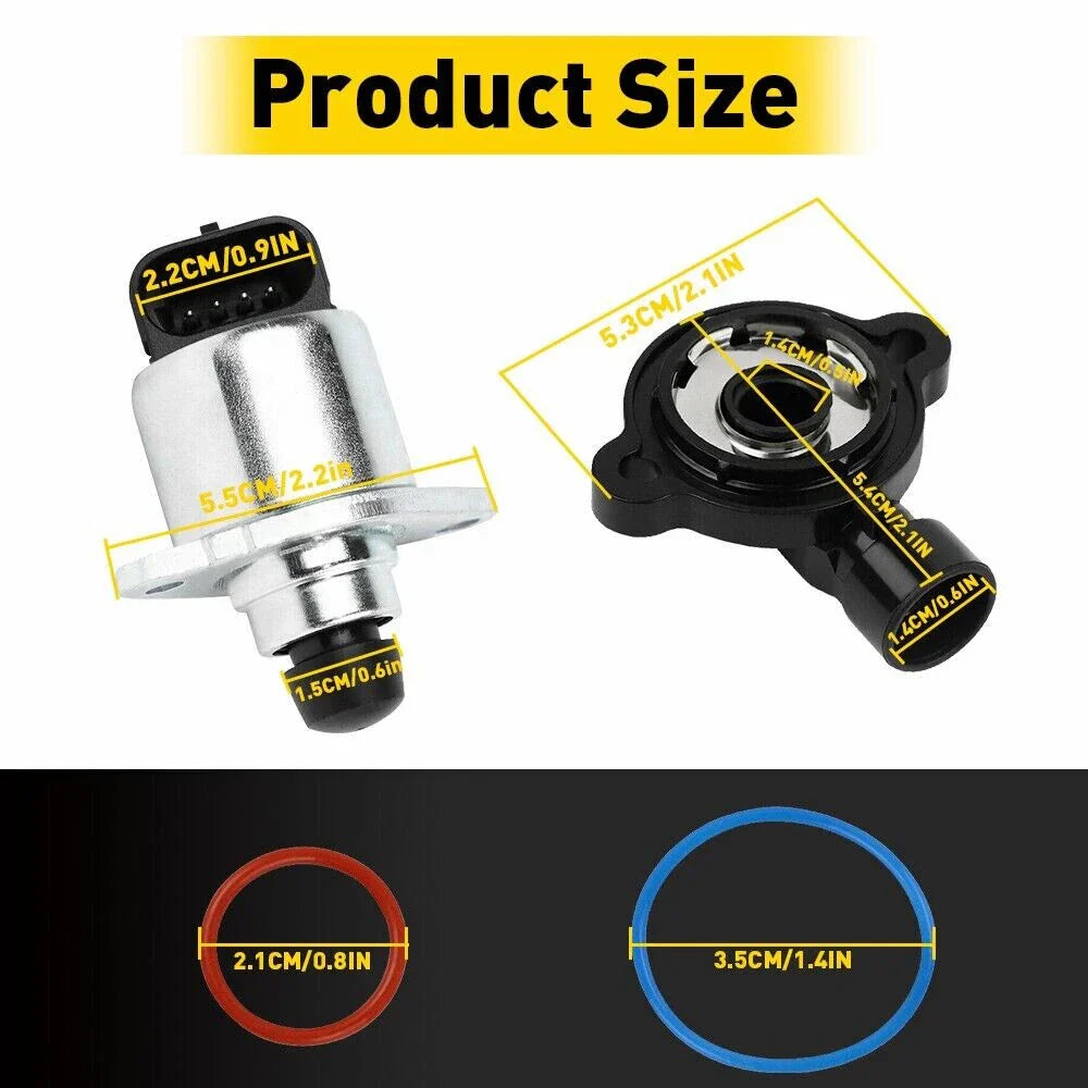 Throttle Position Sensor & Idle Air Control Valve for Cadillac GMC Pontiac (2000-2005)
