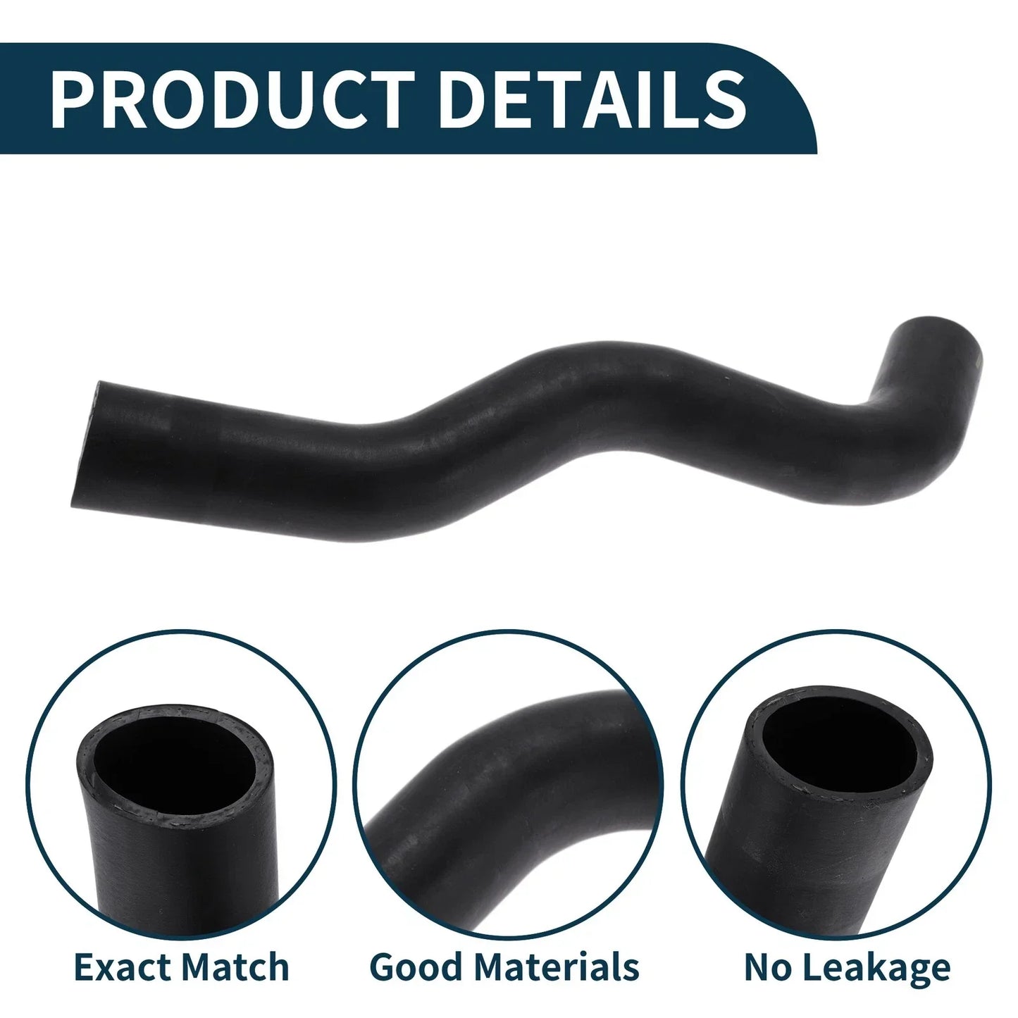 Radiator Hose for Lexus LS460 4.6L (2007-2012) - Durable Rubber Downpipe