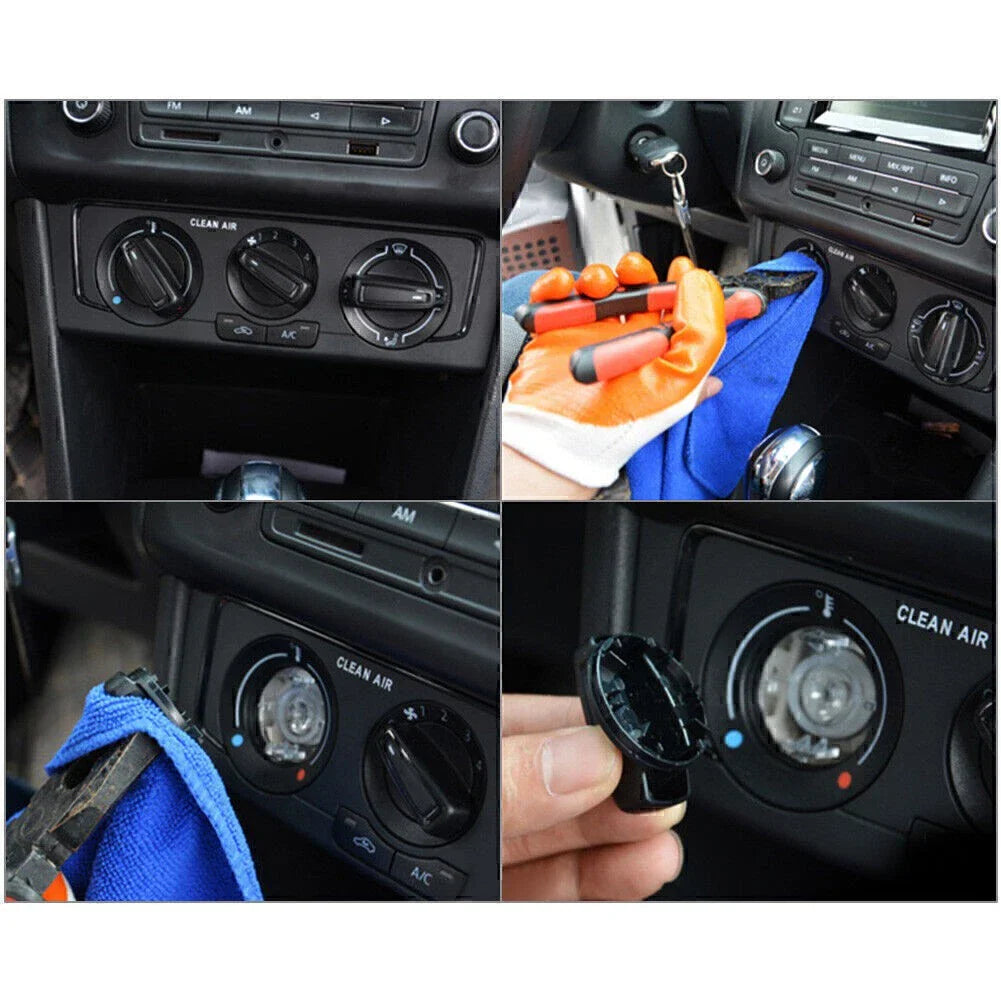 3 x Air Conditioner Switch Knob for Ford Focus MK2 MK3 Mondeo C-Max