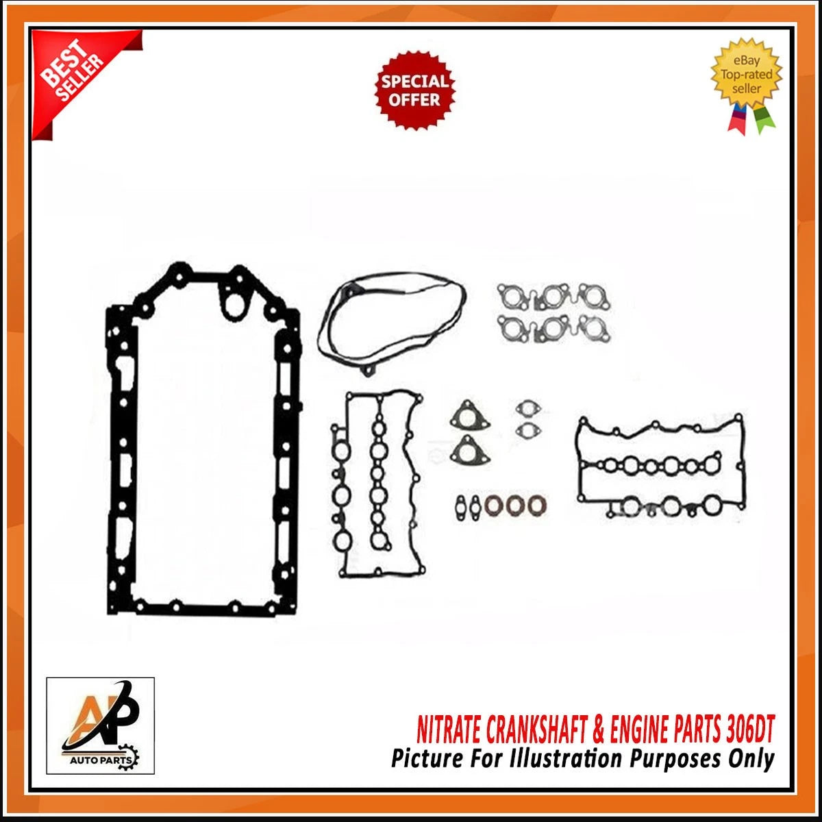 Crankshaft Engine Rebuild Kit for Land Rover Range Rover 3.0 306DT (2010–2013)