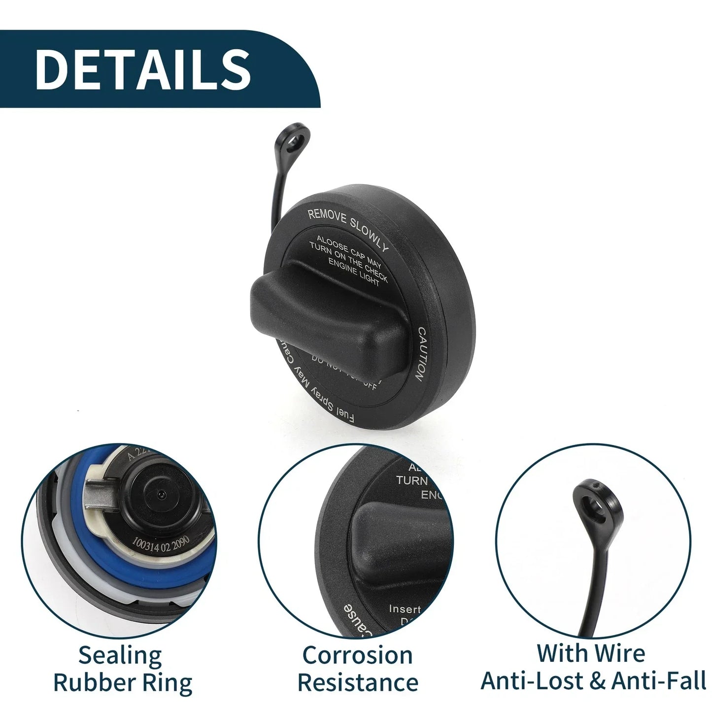 Gas Fuel Cap for Mercedes-Benz C230 (2003-2007)