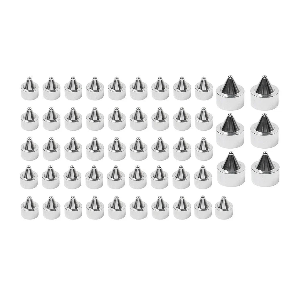 52X Chrome Engine Topper Screw Bolt Cap for Harley Twin Cam Dyna FXD (2000-2017)