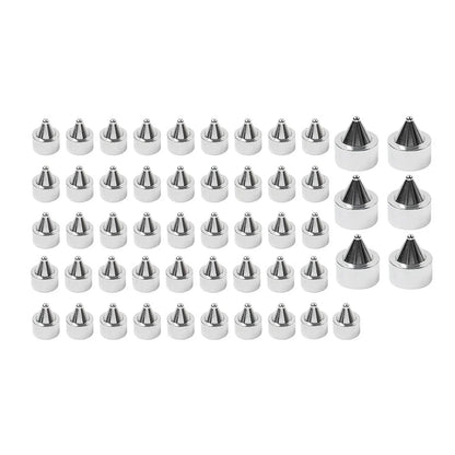 52X Chrome Engine Topper Screw Bolt Cap for Harley Twin Cam Dyna FXD (2000-2017)