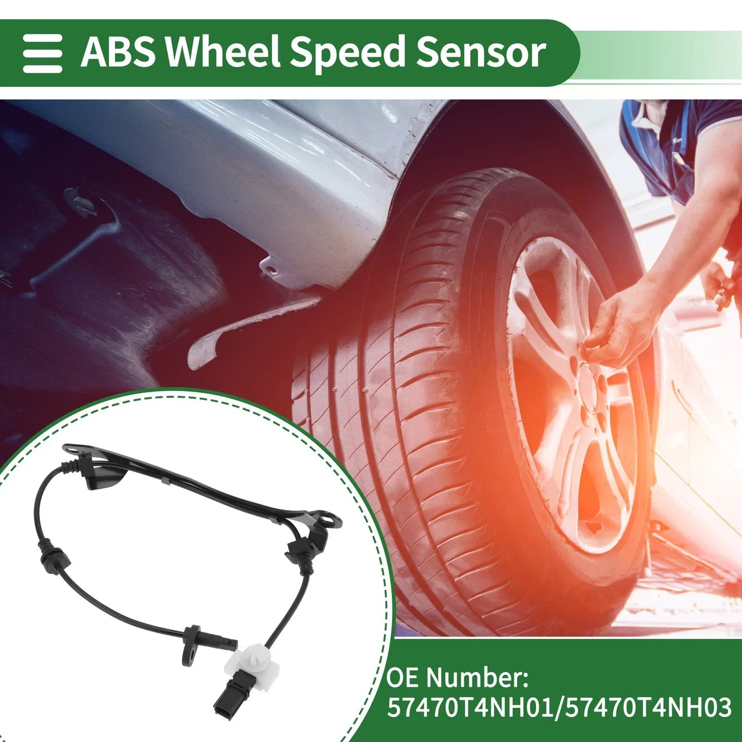 ABS Wheel Speed Sensor for Honda Jade FR1 Rear Right (2013-2018)